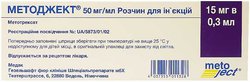 МЕТОДЖЕКТ (метотрексат) / METOJECT (methotrexate)