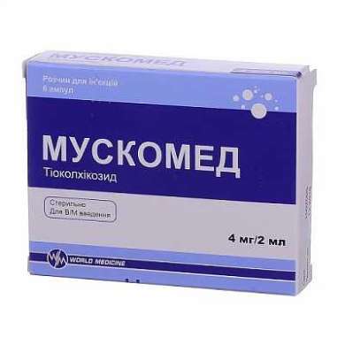 МУСКОМЕД (тиоколхикозид) / MUSKOMED (thiocolchicoside)
