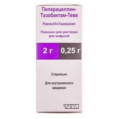 ПИПЕРАЦИЛЛИН-ТАЗОБАКТАМ-ТЕВА / PYPERACILLIN-TAZOBAKTAM-TEVA