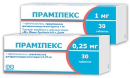 ПРАМИПЕКС (прамипексол дигидрохлорид) / PRAMIPEX (pramipexole dihydrochloride)