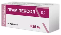 ПРАМИПЕКСОЛ IC (прамипексол) / PRAMIPEXOL IC (pramipexole)