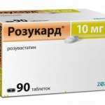 РОЗУКАРД 10 (розувастатин) / ROSUKARD 10 (rosuvastatin)