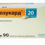 РОЗУКАРД 20 (розувастатин) / ROSUKARD 20 (rosuvastatin)