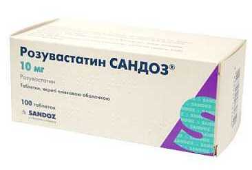 РОЗУВАСТАТИН САНДОЗ 10 / ROSUVASTATIN SANDOZ 10