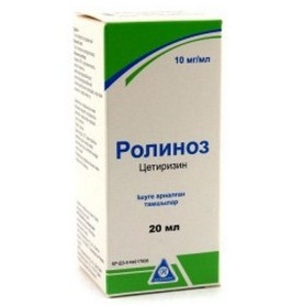 РОЛИНОЗ (цетиризин) / ROLINOSIS (cetirizine)