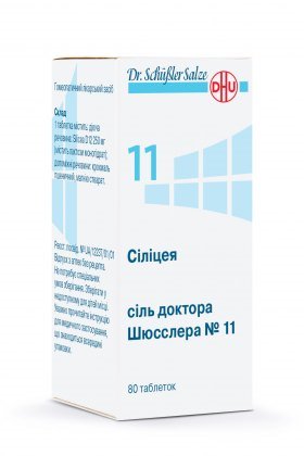 СИЛИЦЕЯ СОЛЬ ДОКТОРА ШЮССЛЕРА №11 / SILICEA SALT DOCTOR SCHOULLER №11