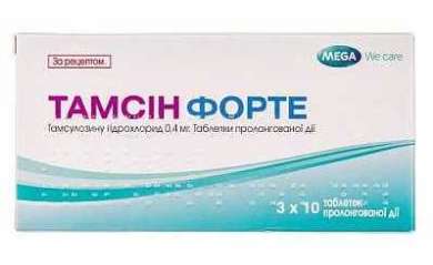 ТАМСИН ФОРТЕ (тамсулозина гидрохлорид) / TAMSIN FORTE (tamsulosin hydrochloride)