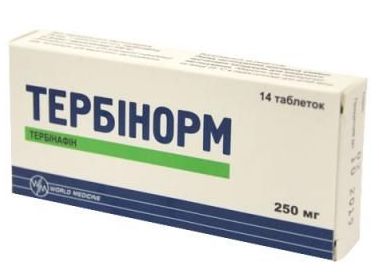 ТЕРБИНОРМ (тербинафин) / TERBINORM (terbinafine)