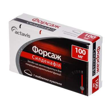 ФОРСАЖ (силденафил) / FORSAGE (sildenafil)