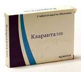 КЛАРАНТА 500 (кларитромицин) / KLARANTA 500 (clarithromycin)