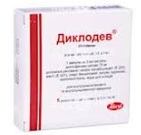 ДИКЛОДЕВ (диклофенак) / DIKLODEV (diclofenac)