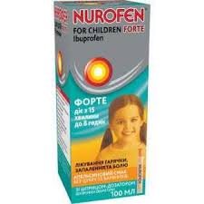 НУРОФЕН Форте суспензия для детей (ибупрофен) / NUROFEN FORTE (ibuprofen)