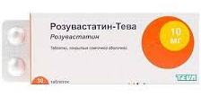 РОЗУВАСТАТИН ТЕВА (розувастатин) / ROSUVASTATIN TEVA (rosuvastatin)