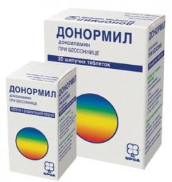 ДОНОРМИЛ (доксиламин) / DONORMYL (doxylamine)