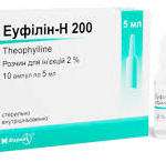 ЭУФИЛЛИН-Н 200 (теофиллин) / EUFILLIN-N 200 (theophylline)