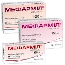 МЕФАРМИЛ 1000 (метформин) / MEPHARMIL 1000 (metformin)