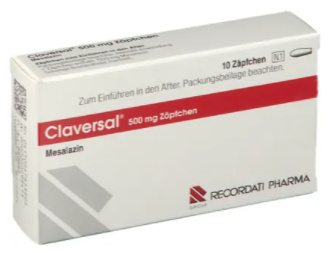 КЛАВЕРСАЛ суппозитории (Месалазин) / CLAVERSAL suppositories (Mesalamine)