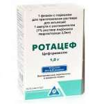 РОТАЦЕФ (цефтриаксон) / ROTACEF (ceftriaxone)
