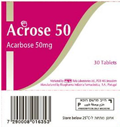 АКРОЗ (Акарбоза) / ACROSE (Acarbose)