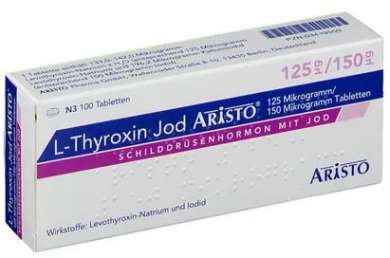 L-ТИРОКСИН Йод Аристо (Левотироксин и Йодид-ион) / L-THYROXIN Iodine Aristo (Levothyroxine and Iodide ion)