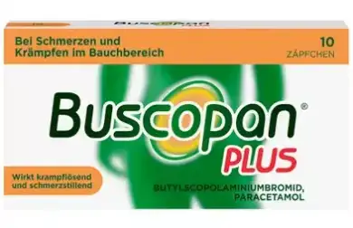 БУСКОПАН Плюс суппозитории (гиосцина бутилбромид + парацетамол) / BUSCOPAN Plus (hyoscine butylbromide + paracetamol)