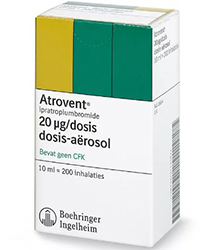 ИНГАЛЯТОР АТРОГЕНТА (ипратропия бромид) /ATROVENT INHALER(bromide ipratropium)