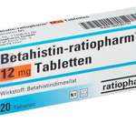 БЕТАГИСТИН ратиофарм / BETAHISTIN ratiopharm