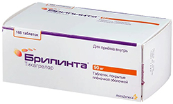 БРИЛИНТА (тикагрелор) / BRILINTA (ticagrelor)