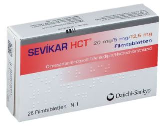 СЕВИКАР HCT (Олмесартана медоксомил) / SEVIKAR HCT (Olmesartan medoxomil)
