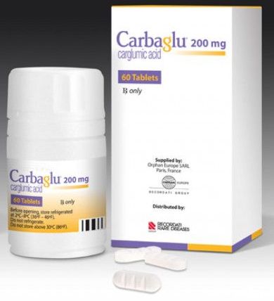 КАРБАГЛУ (карглумовая кислота) / CARBAGLU (carglumic acid)