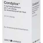 КОНДИЛОКС (подофиллотоксин) / CONDYLOX (subphyllotoxin)