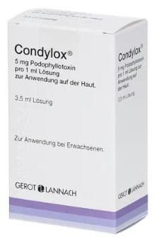 КОНДИЛОКС (подофиллотоксин) / CONDYLOX (subphyllotoxin)