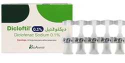 Диклофтил 0.1% (Диклофенак) / DICLOFTIL 0.1% (Diclofenac)