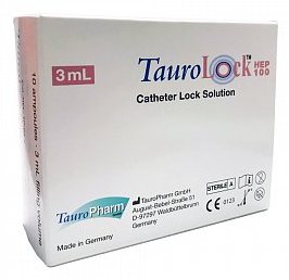ТАУРОЛОК-Геп 100 (Тауролидин) / TAUROLOCK-Hep 100 (Taurolidine)