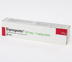 ДИПРОГЕНТА (Дипропионат бетаметазона, сульфат гентамицина) / DIPROGENTA (Betamethasone Dipropionate, Gentamicin Sulfate)