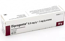 ДИПРОГЕНТА (Дипропионат бетаметазона, сульфат гентамицина) / DIPROGENTA (Betamethasone Dipropionate, Gentamicin Sulfate)