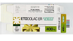 ЭТОДОЛАК ЭР Тева (этодолак) / ETODOLAC ER Teva (etodolac)