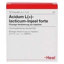 АЦИДУМ Л-ЛАЦТИЦУМ ИНЬЕЛЬ ФОРТЕ / ACIDUM L-LACTICUM INIEEL FORTE