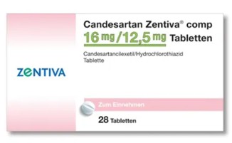 КАНДЕЗАРТАН Зентива комп (Кандезартан и Гидрохлоротиазид) / CANDESARTAN Zentiva comp (Candesartan and Hydrochlorothiazide)