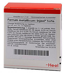 ФЕРРУМ МЕТАЛЛИКУМ ИНЪЕЛЬ ФОРТЕ / FERRUM METALLICUM INJEEL FORTE