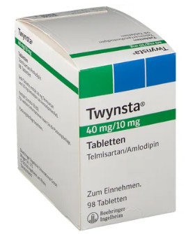 ТВИНСТА (телмисартан+амлодипин) / TWYNSTA (telmisartan+amlodipine)