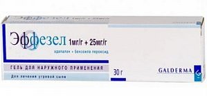 ЭФФЕЗЕЛ гель (адапален и бензоила пероксид) / EFFEZEL gel (adapalene and benzoyl peroxide)