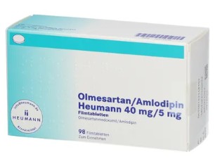 ОЛМЕСАРТАН+АМЛОДИПИН, аналог АТТЕНТО / OLMESARTAN+AMLODIPINE