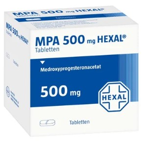 МПА 500 мг Гексал (медроксипрогестерон) / MPA 500 mg Hexal (medroxyprogesterone)